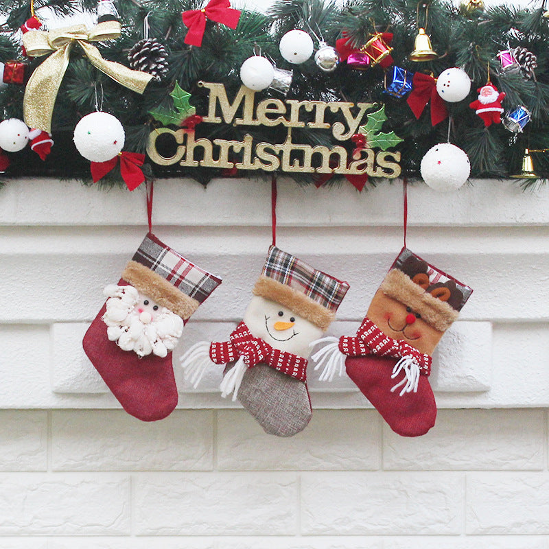 Christmas Stocking Gift Bag and Tree Decorations