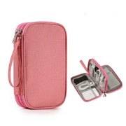 Portable Travel Data Cable Storage Bag for Electronics