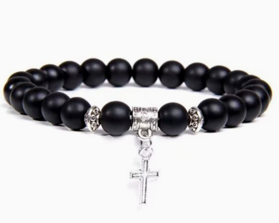Diamond Cross Bracelet